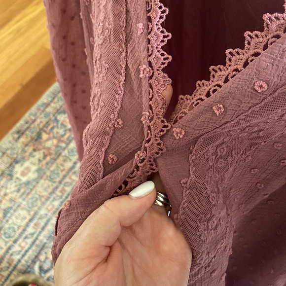 Light plum, size medium, long sleeve blouse by “ee:some”. - Picture 5 of 7